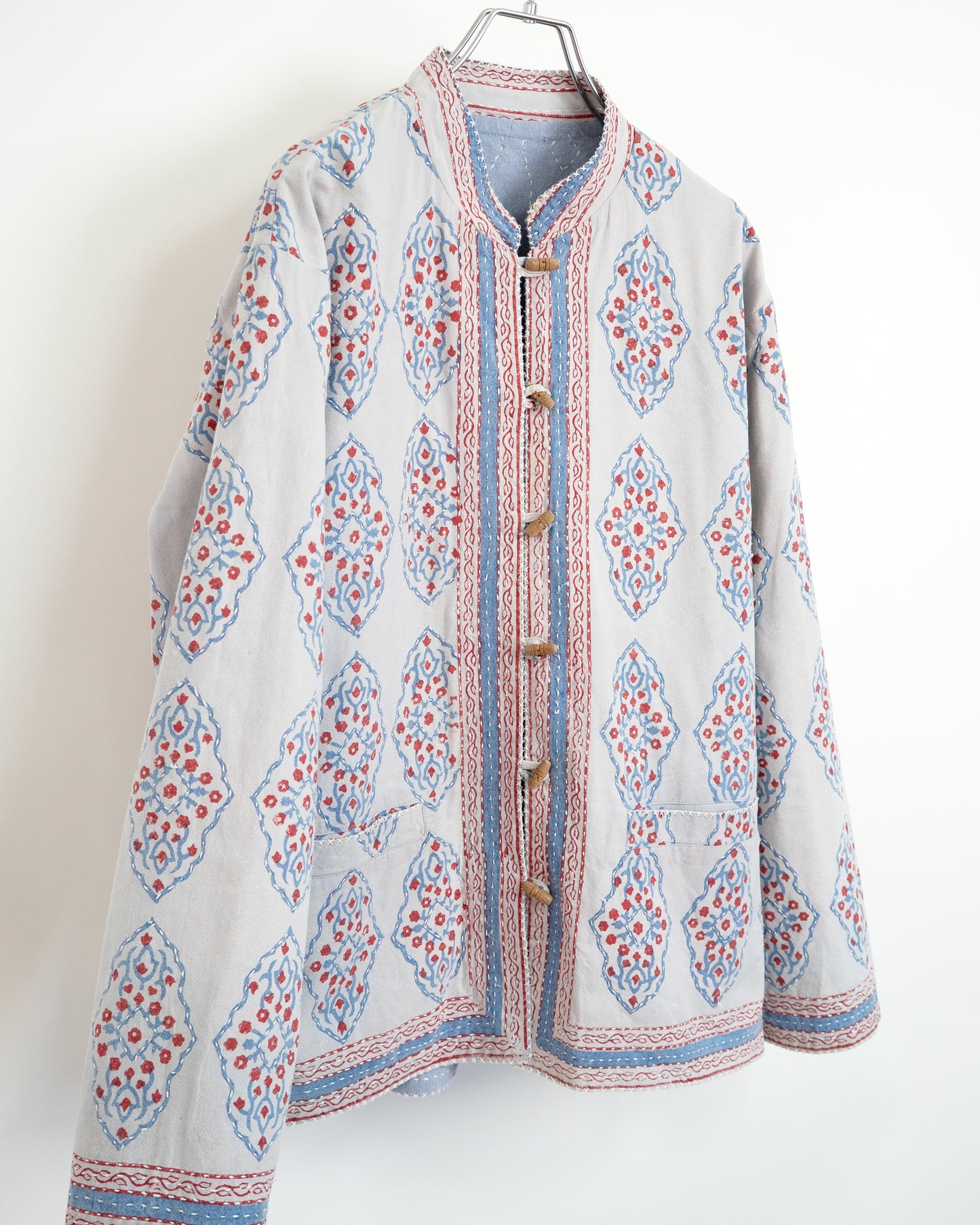 Hand-Stitched Reversible Kantha Jacket