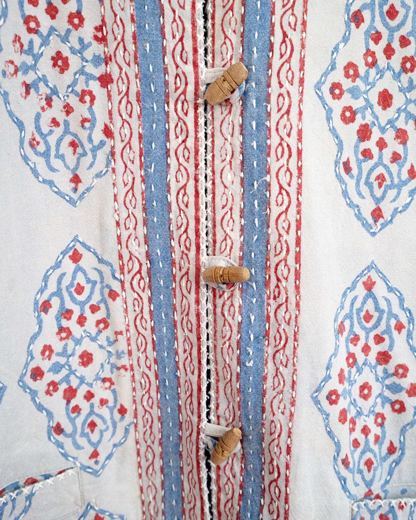 Hand-Stitched Reversible Kantha Jacket