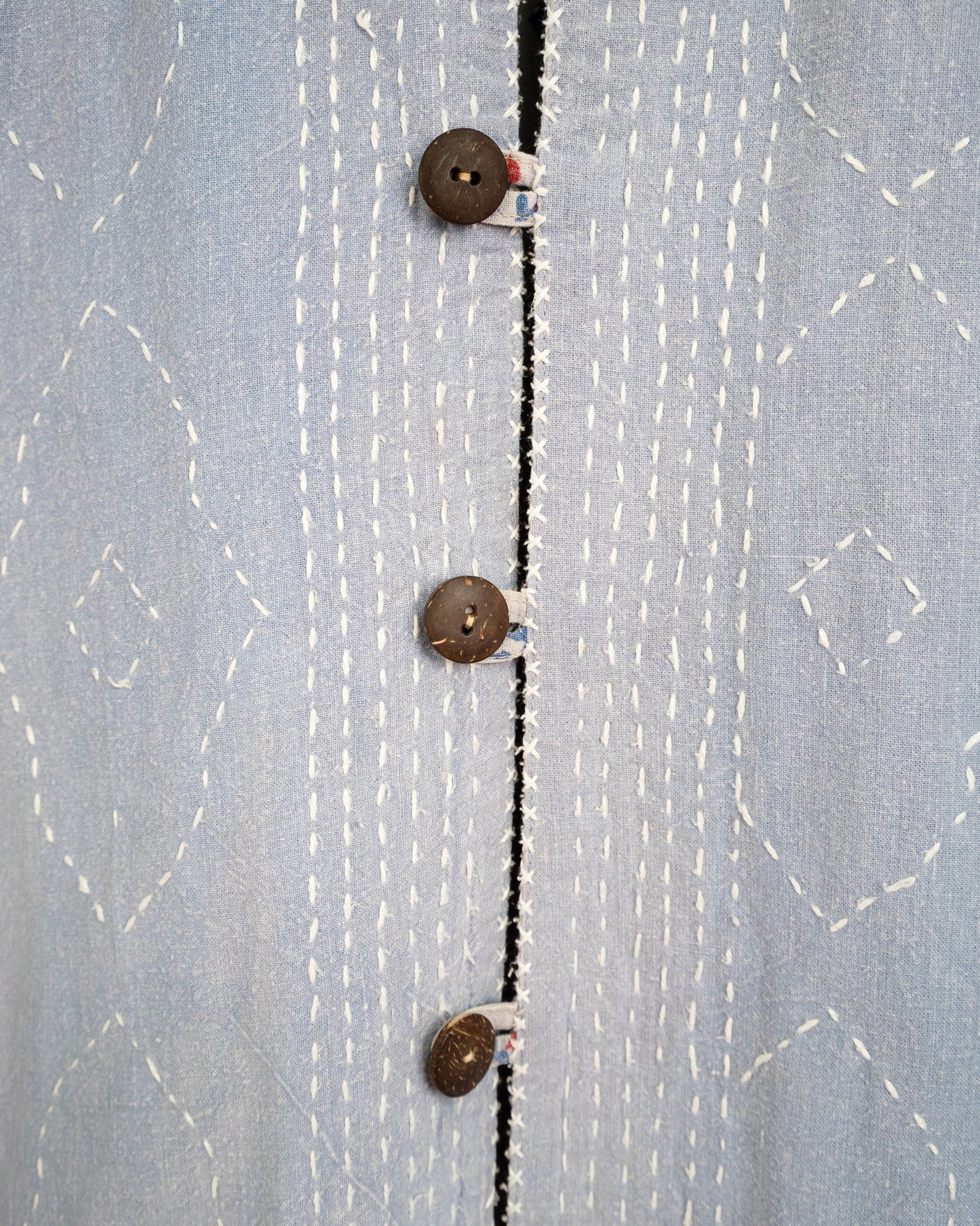 Hand-Stitched Reversible Kantha Jacket