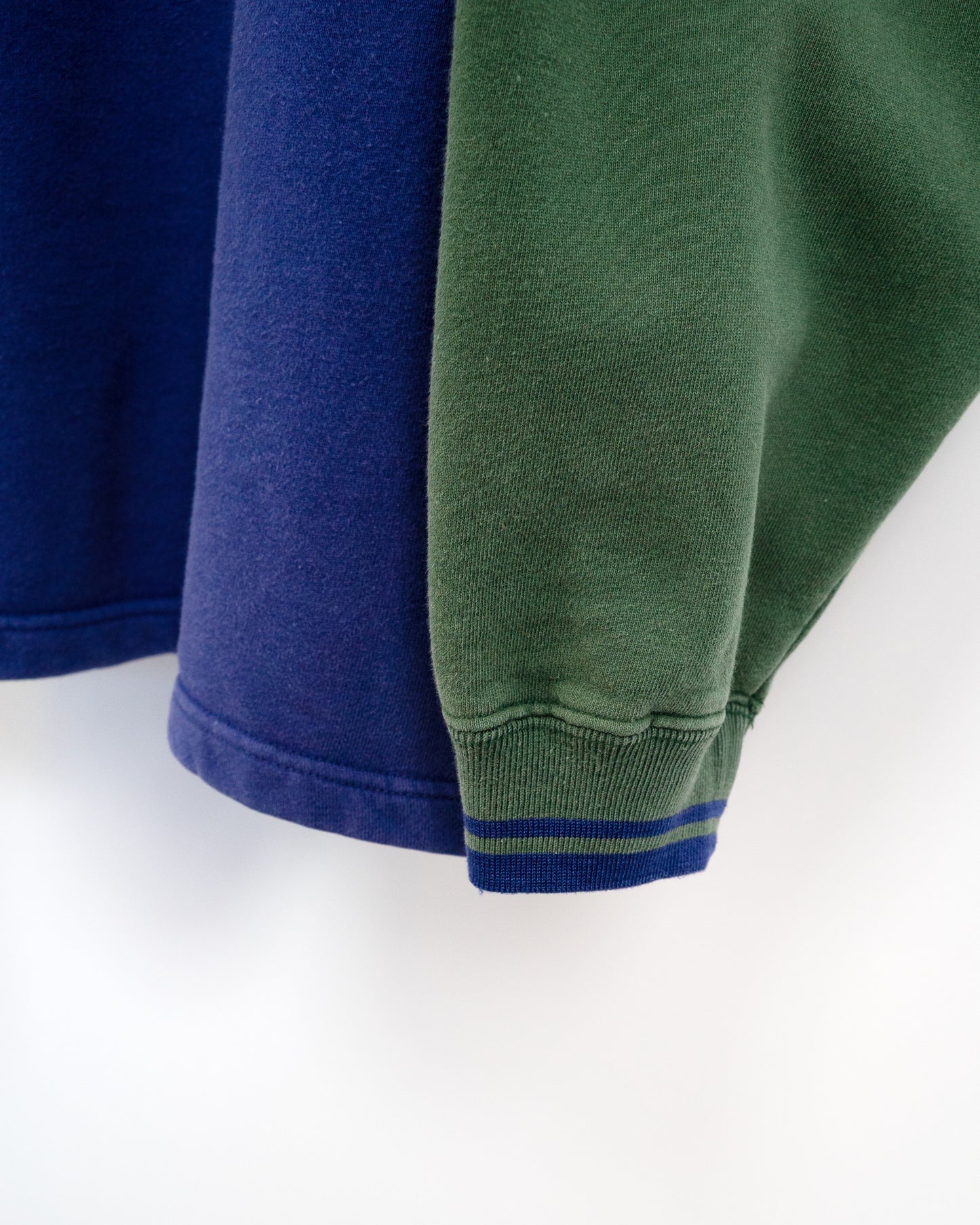 90s Two-tone Sweatshirt with Tipped Ribs