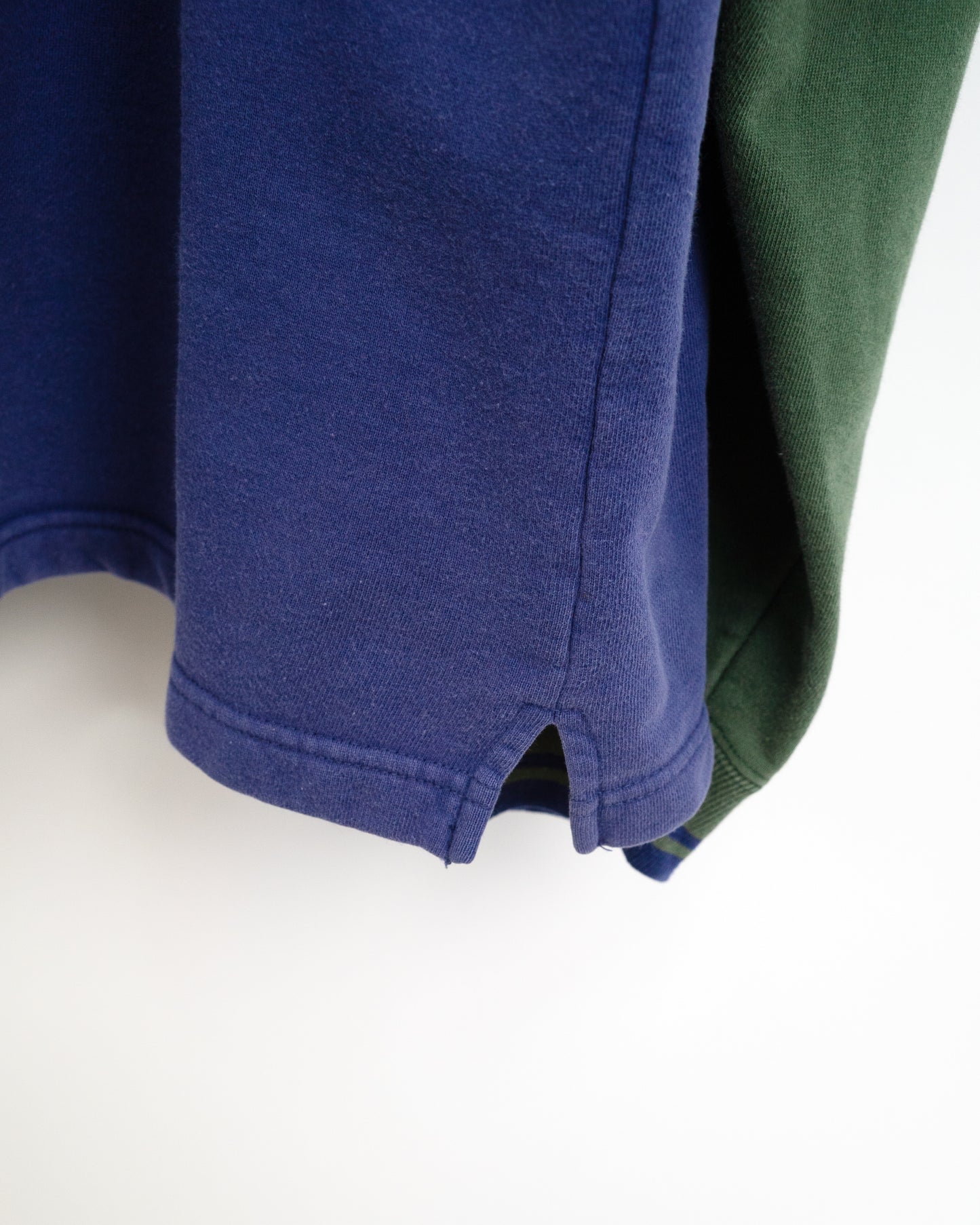 90s Two-tone Sweatshirt with Tipped Ribs