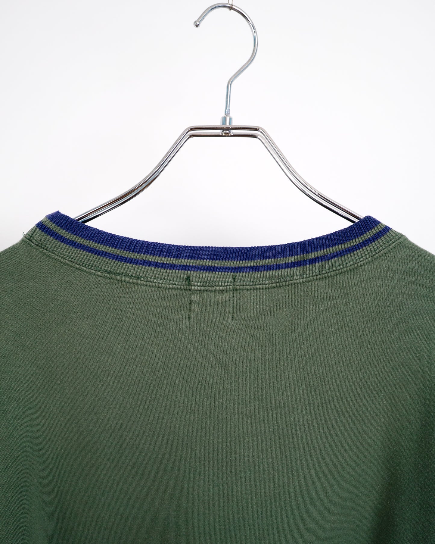 90s Two-tone Sweatshirt with Tipped Ribs