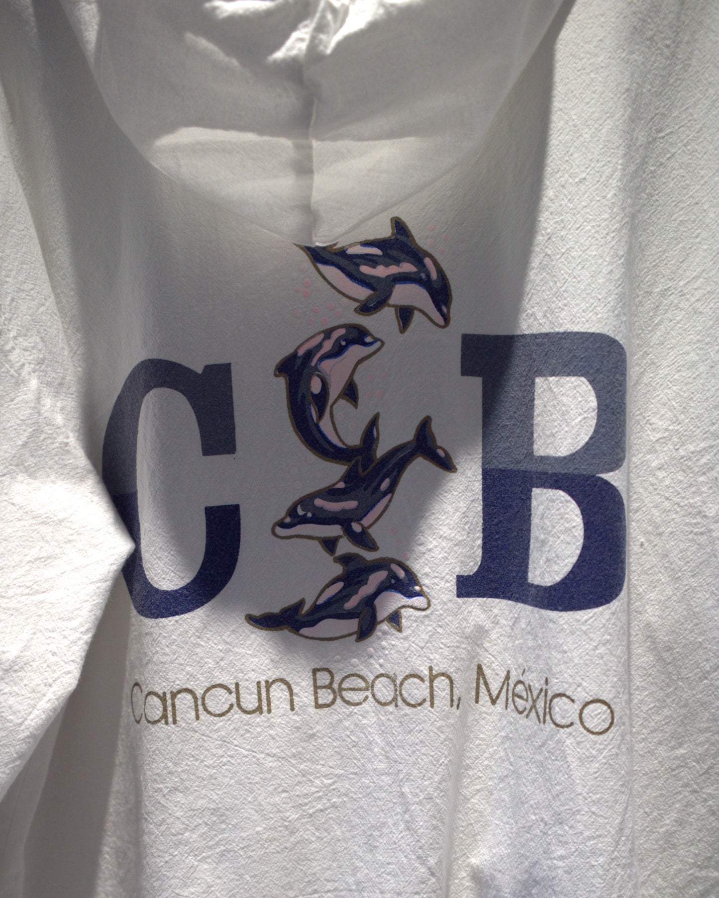 80's-90's CANCUN Beach Zip Hoodie