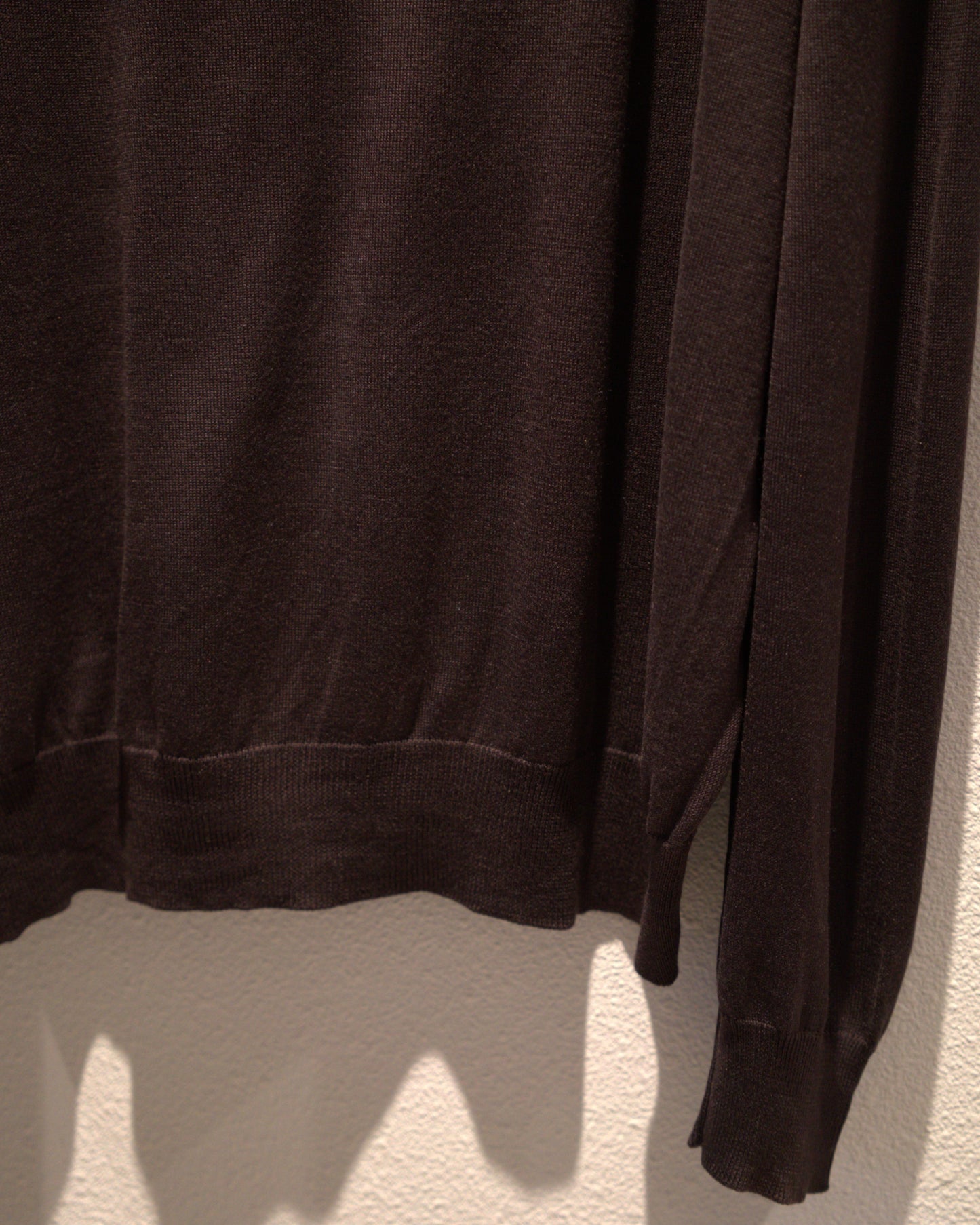 90's Silk mock neck knitwear