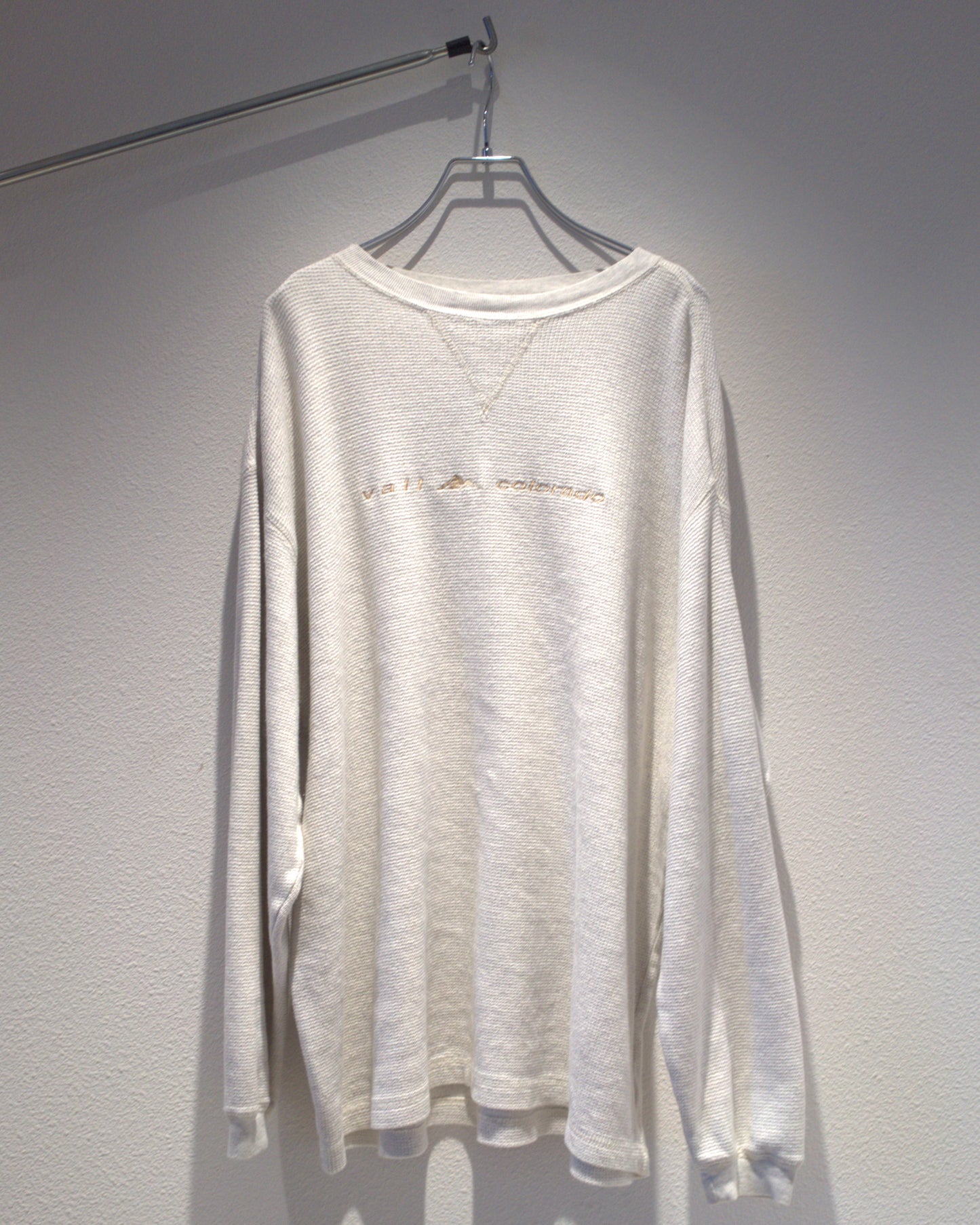 00's Waffle-knit long sleeve t-shirt